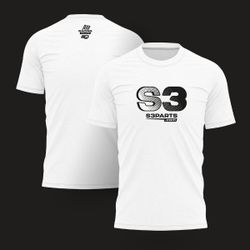T-shirt Casual S3Parts Racing Blanc TS-W26