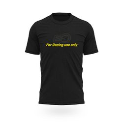 T-shirt Casual S3Parts Racing Noir TS-FOR