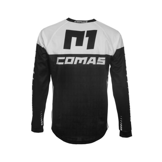 T-shirt bianca a maniche lunghe per bambini Comas