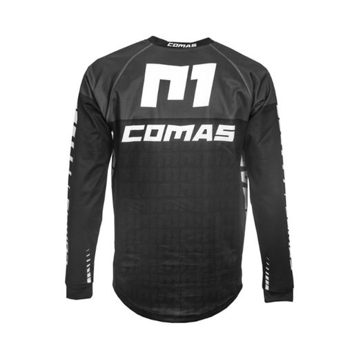 Camiseta Niños Comas Manga Larga Negro