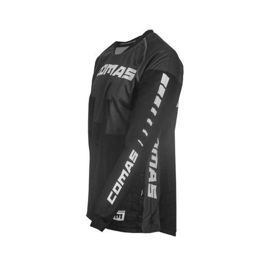 Camiseta Niños Comas Manga Larga Negro