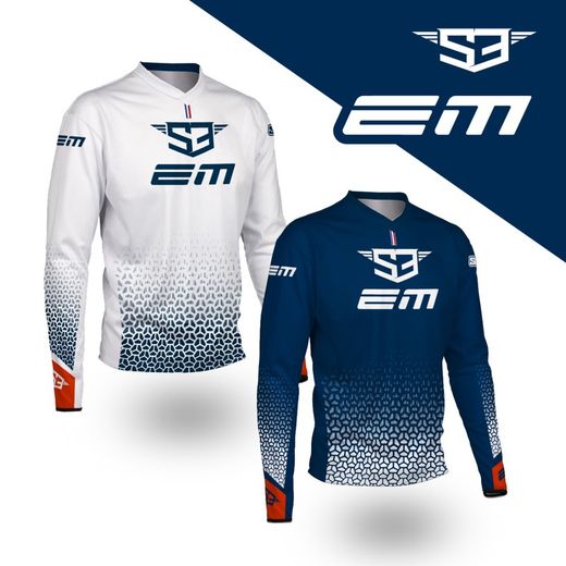 T-shirt bleu EMR-UM1, pièces d'essai de mouvement électrique S3