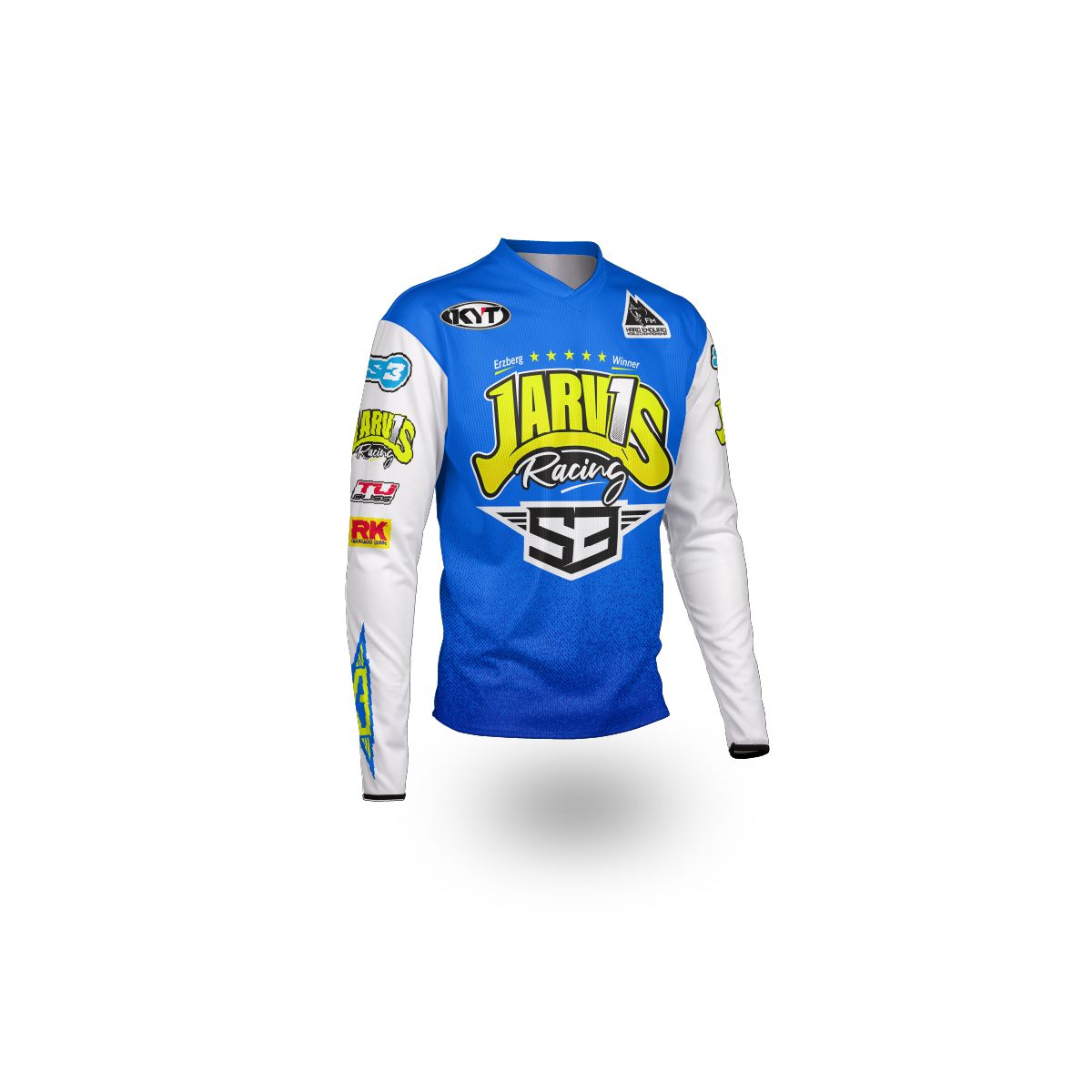 Camiseta Enduro S3 Parts Graham Jarvis Azul BO-JA- L