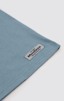 T-shirt réservoir de carburant bleu clair