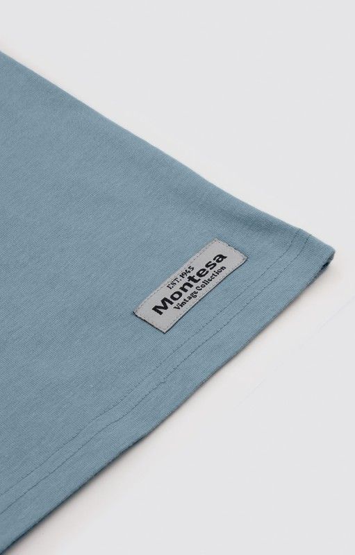 T-shirt réservoir de carburant bleu clair