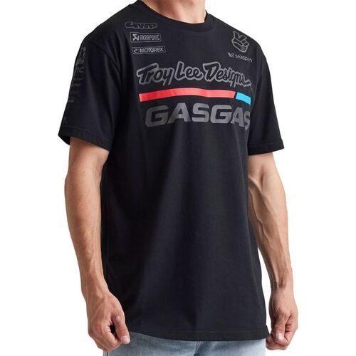 Camiseta GasGas Troy Lee Designs Team Tee Black