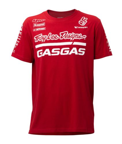 Camiseta GasGas Troy Lee Designs Team Tee Dark Red