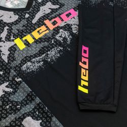 Maglietta Da Bambino Hebo Pro Trial V Camo Junior HE2139N Collezione 2025