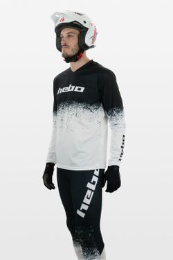 Maglietta Hebo Pro V Dripped Bianca
