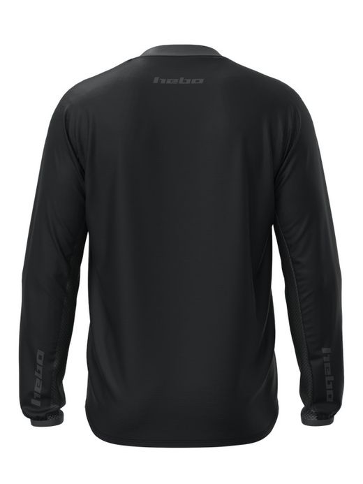 T-shirt Hebo Tech Trial Nera Collezione 2025