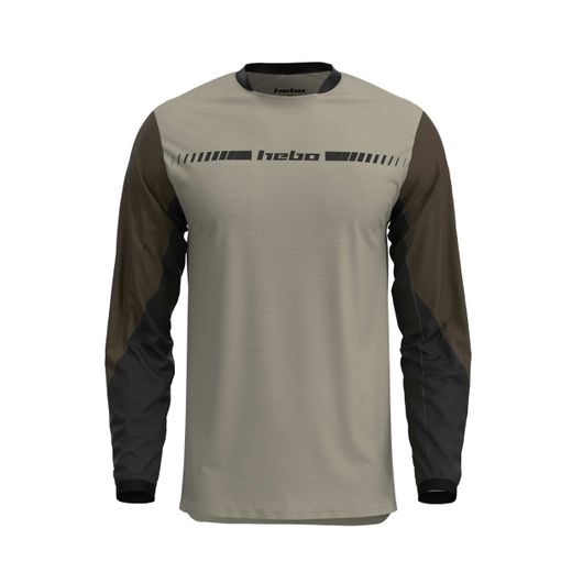 Camiseta Hebo Trial Tech Khaki 2026 HE2251K