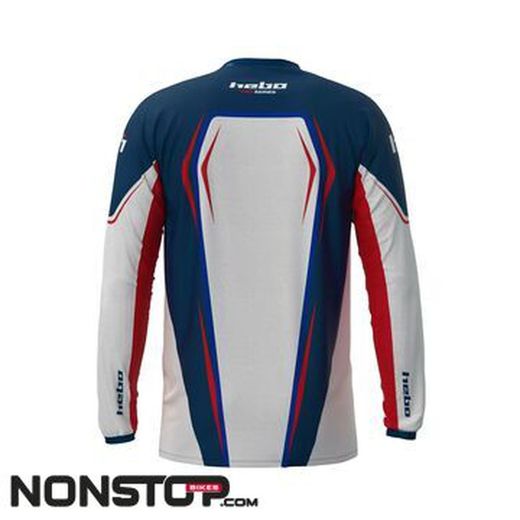 T-shirt Trial da bambino Hebo Pro Classic Bianca HE2201B Collezione 2025