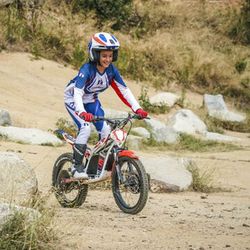 T-shirt Trial da bambino Hebo Pro Classic Bianca HE2201B Collezione 2025