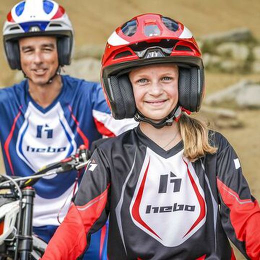 Hebo Pro Classic Trial-T-Shirt für Kinder, Rot HE2201R, Kollektion 2025