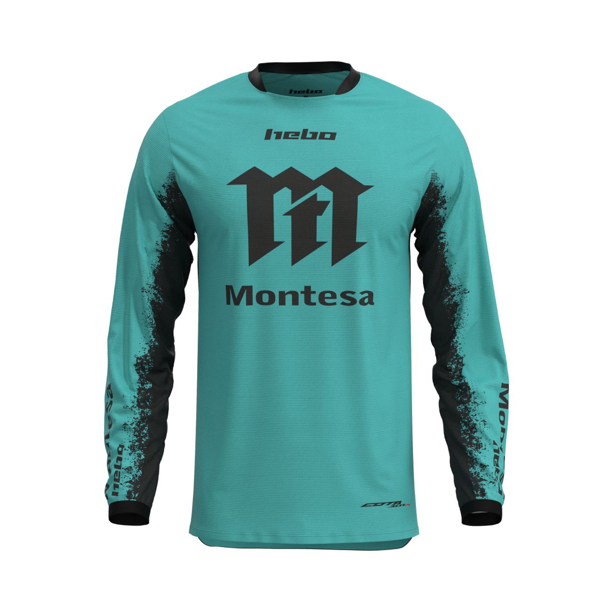 Camiseta Montesa Classic Hebo Tech Turquesa 2026 HE2190TU L
