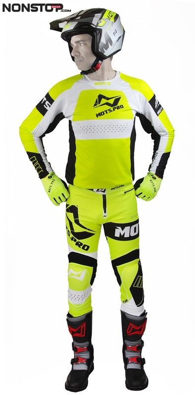 T-shirt Mots Step7 giallo fluo