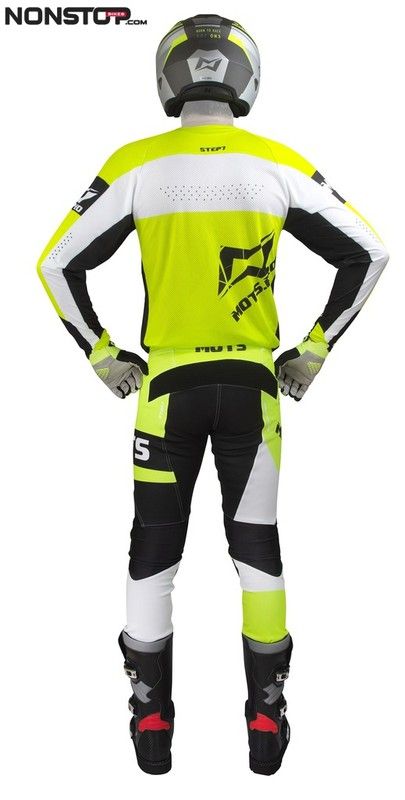 T-shirt Mots Step7 giallo fluo