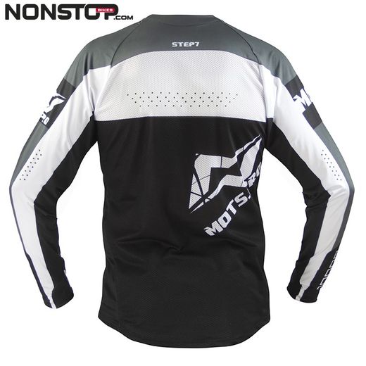 Camiseta Mots Trial Step7 Blanca/Gris