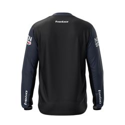 T-shirt Hebo Non Stop Bikes nera Tech Trial