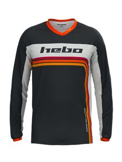 T-shirt Hebo Red Retro Pro Trial Collezione 2025
