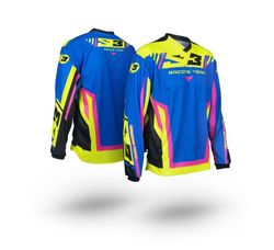 T-shirt S3 RACING TEAM Bleu/Jaune