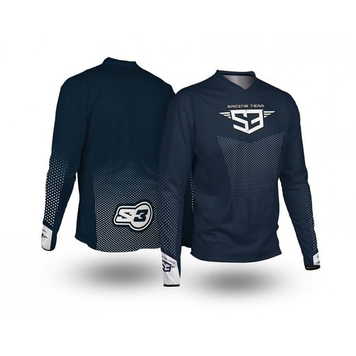 T-shirt S3 Parts Blue Collection Bleu TES-6020