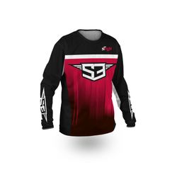 Maglia S3 Parts Off Road Neon Collection Forata Rossa