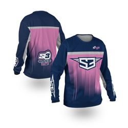S3 Parts Trikot Off Road Neon Collection Perforiert Rosa DRA-P12