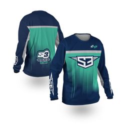 Maglia S3 Parts Neon Collection Off Road Forata Verde DRA-M57