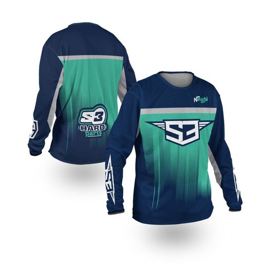 Maglia S3 Parts Neon Collection Off Road Forata Verde DRA-M57