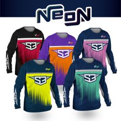 T-shirt jaune perforé S3 Parts Off Road Neon Collection DRA-Y74