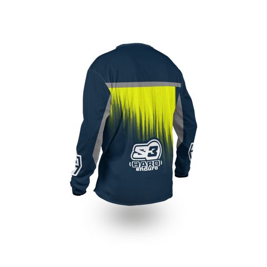 T-shirt jaune perforé S3 Parts Off Road Neon Collection DRA-Y74
