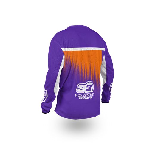 T-shirt perforata arancione S3 Parts Off Road Neon Collection DRA-K26