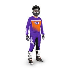 T-shirt perforata arancione S3 Parts Off Road Neon Collection DRA-K26