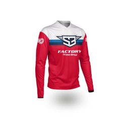 T-shirt rossa della collezione Racing di S3 Parts IG1-RED