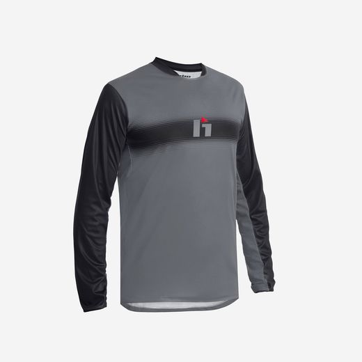 T-shirt di Trial grigia Tech Hebo