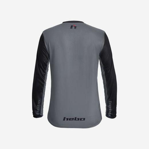 T-shirt di Trial grigia Tech Hebo