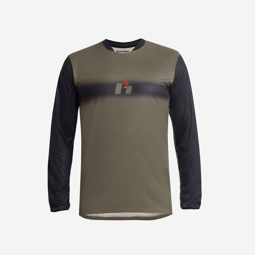 T-shirt Hebo Trial Tech verde