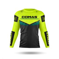 T-shirt jaune Trial Comas Race Series CM25-COJERSEYYL