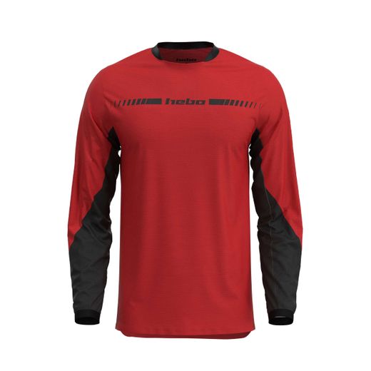Camiseta Trial Hebo Tech Roja 2026 HE2251R