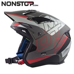 Mots Jump Up03 Trial Helm Schwarz/Rot