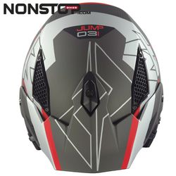 Mots Jump Up03 Trial Helm Schwarz/Rot