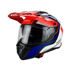 Casco Hebo Panam Blanco/Rojo HC3208