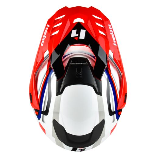 Casco Hebo Panam Blanco/Rojo HC3208