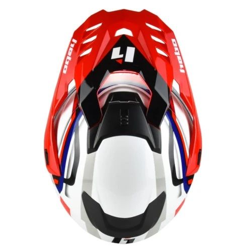Casco Hebo Panam Blanco/Rojo HC3208