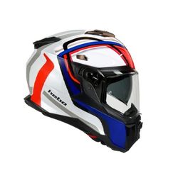 Casco Hebo Panam Blanco/Rojo HC3208