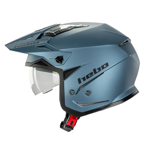 Hebo Trial Zone 5 Duo Helm Mattblau