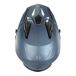 Hebo Trial Zone 5 Duo Helm Mattblau
