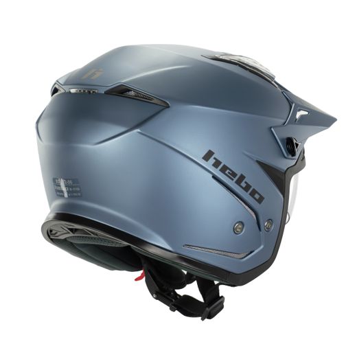 Hebo Trial Zone 5 Duo Helm Mattblau