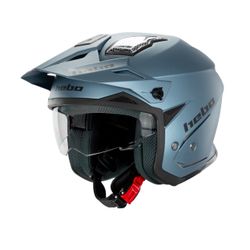 Hebo Trial Zone 5 Duo Helm Mattblau